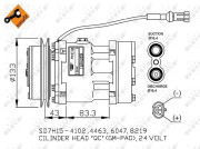 32808G Kompresor, klimatizace US market only NRF