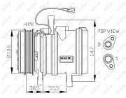 32871G Kompresor, klimatizace US market only NRF