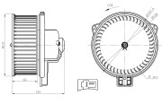 34291 vnitřní ventilátor EASY FIT NRF