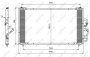 35153 Kondenzátor, klimatizace EASY FIT NRF