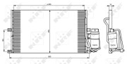 35183 Kondenzátor, klimatizace EASY FIT NRF