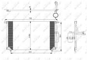 35184 Kondenzátor, klimatizace EASY FIT NRF