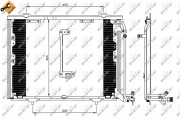 35214 Kondenzátor, klimatizace EASY FIT NRF