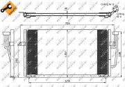 35234 Kondenzátor, klimatizace EASY FIT NRF