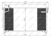 35374 Kondenzátor, klimatizace EASY FIT NRF