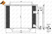 35463 Kondenzátor, klimatizace EASY FIT NRF