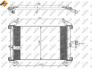 35494 Kondenzátor, klimatizace EASY FIT NRF