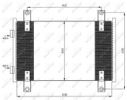 35501 Kondenzátor, klimatizace EASY FIT NRF