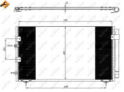 35609 Kondenzátor, klimatizace EASY FIT NRF