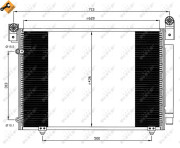 35612 Kondenzátor, klimatizace EASY FIT NRF