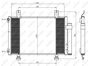 35645 Kondenzátor, klimatizace EASY FIT NRF