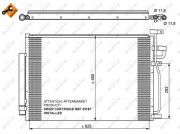 35775 Kondenzátor, klimatizace EASY FIT NRF