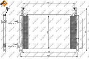 35796 Kondenzátor, klimatizace EASY FIT NRF