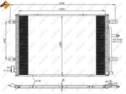 35841 Kondenzátor, klimatizace EASY FIT NRF