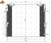 35862 Kondenzátor, klimatizace EASY FIT NRF