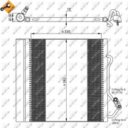 35874 Kondenzátor, klimatizace EASY FIT NRF