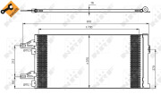 35895 Kondenzátor, klimatizace EASY FIT NRF