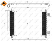 35899 Kondenzátor, klimatizace EASY FIT NRF