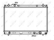 50256 Chladič, chlazení motoru EASY FIT NRF