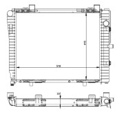 50593 Chladič, chlazení motoru EASY FIT NRF