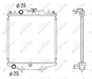 507643 Chladič, chlazení motoru EASY FIT NRF