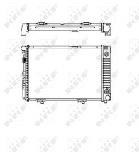 516574 Chladič, chlazení motoru EASY FIT NRF