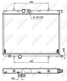 519524 Chladič, chlazení motoru EASY FIT NRF