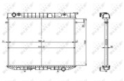 519532 Chladič, chlazení motoru EASY FIT NRF