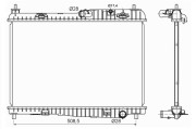 53152 Chladič, chlazení motoru EASY FIT NRF