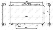 53779 Chladič, chlazení motoru EASY FIT NRF