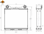 54421 Výměník tepla, vnitřní vytápění EASY FIT NRF