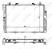 55316 Chladič, chlazení motoru EASY FIT NRF