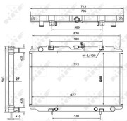 56087 Chladič, chlazení motoru EASY FIT NRF