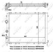 56098 Chladič, chlazení motoru EASY FIT NRF