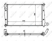 56102 Chladič, chlazení motoru EASY FIT NRF