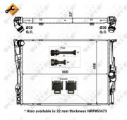 56129 Chladič, chlazení motoru EASY FIT NRF