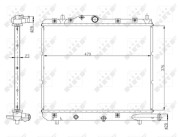 56147 Chladič, chlazení motoru EASY FIT NRF