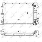 58109 Chladič, chlazení motoru EASY FIT NRF