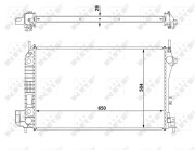 58294 Chladič, chlazení motoru EASY FIT NRF