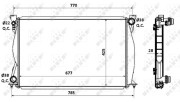 58359 Chladič, chlazení motoru EASY FIT NRF