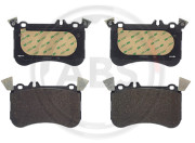 P50121 Sada brzdových destiček, kotoučová brzda BREMBO DIRECTIONAL BRAKE PADS A.B.S.