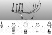 7144 Sada kabelů pro zapalování EFI - BOUGICORD EFI AUTOMOTIVE
