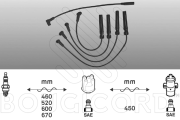 7165 Sada kabelů pro zapalování EFI - BOUGICORD EFI AUTOMOTIVE