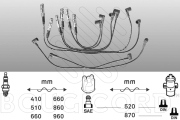 7168 Sada kabelů pro zapalování EFI - BOUGICORD EFI AUTOMOTIVE