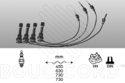 7172 Sada kabelů pro zapalování EFI - BOUGICORD EFI AUTOMOTIVE