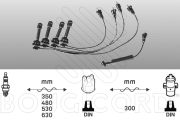 7194 Sada kabelů pro zapalování EFI - BOUGICORD EFI AUTOMOTIVE