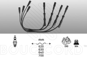 7423 Sada kabelů pro zapalování EFI - BOUGICORD EFI AUTOMOTIVE