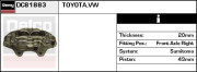 DC81883 Brzdový třmen Remy Remanufactured REMY