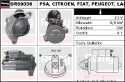 DRS0036 Startér Remy Remanufactured REMY