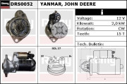 DRS0052 Startér Remy Remanufactured REMY